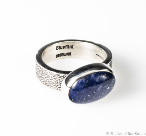 Denim Lapis and Sterling Silver Ring