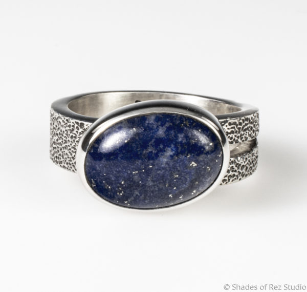 Denim Lapis and Sterling Silver Ring