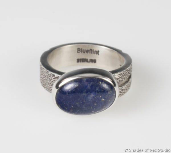 Denim Lapis and Sterling Silver Ring