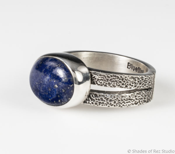 Denim Lapis and Sterling Silver Ring