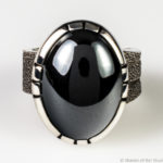 Hematite and Sterling Silver Ring