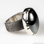 Hematite and Sterling Silver Ring