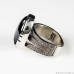 Hematite and Sterling Silver Ring