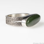 Jade and Sterling Silver Ring