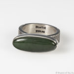 Jade and Sterling Silver Ring