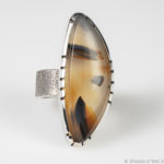 Montana Agate and Sterling Silver Ring