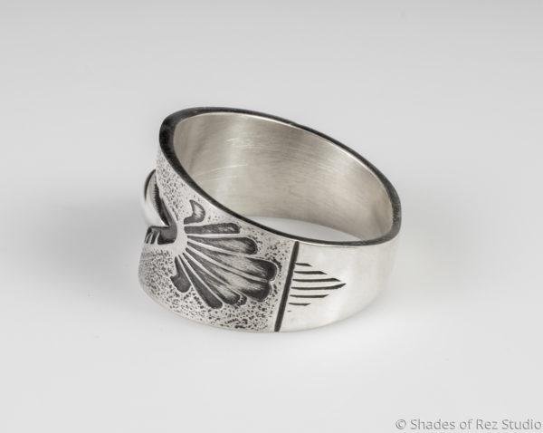 Sterling Silver Repousse Ring
